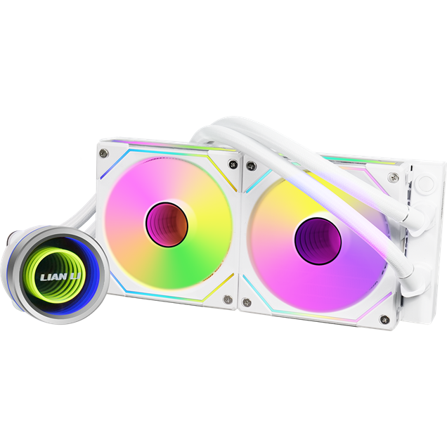 Lian Li Galahad II Trinity RGB SL-INF 240mm Liquid CPU Cooler - White